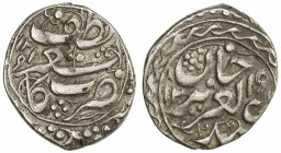 SINKIANG: Ya'qub Beg, 1865-1877, AR tanga (½ miscal) (1.73g), Kashgar, AH1291//1291, Cr-37-1.1. A-P3090, NS-E09, in the name of the Ottoman sultan ‘Ab...