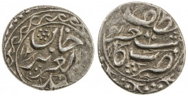SINKIANG: Ya'qub Beg, 1865-1877, AR tanga (½ miscal) (1.83g), Kashgar, AH12xx//1291, Cr-37-1.1. A-P3090, NS-E09, in the name of the Ottoman sultan ‘Ab...