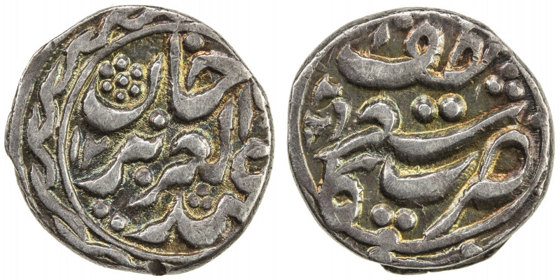 SINKIANG: Ya'qub Beg, 1865-1877, AR tanga (½ miscal) (1.80g), Kashgar, AH129x//1...