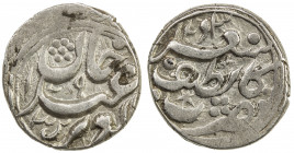 SINKIANG: Ya'qub Beg, 1865-1877, AR tanga (½ miscal) (1.77g), Kashgar, AH1292//1293, Cr-37-1.2. A-P3090, NS-E10b, in the name of the Ottoman sultan ‘A...