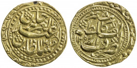 SINKIANG: Ya'qub Beg, 1865-1877, AV tilla (3.52g), Kashgar, AH1292//1293, Cr-37-2.3. A-M3090.2, NS-E13a, in the name of the Ottoman sultan 'Abd al-'Az...