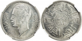 IRAQ: Ghazi I, 1933-1939, AR 50 fils, 1937/AH1356, KM-104, NGC graded MS62.
Estimate: USD 200 - 300