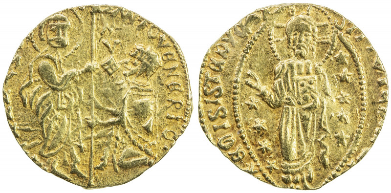 CRUSADER KINGDOMS: Antonio Venier, 1382-1400, AV zecchino (3.50g), ND, cf. Fried...