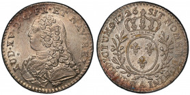 FRANCE: Louis XV, 1715-1774, AR 1/10 ecu, 1726-A, KM-481.1, Gad-291, a superb lustrous mint state example! PCGS graded MS63.
Estimate: USD 800 - 1000