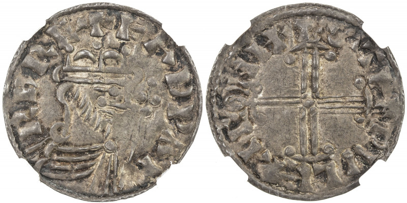 ENGLAND: Edward the Confessor, 1042-1066, AR penny, ND, Spink-1182, Hammer cross...