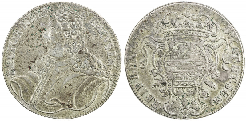 RAGUSA: Republic, AR tallero, 1747, KM-17, Dav-1637, less usual early type, a fe...