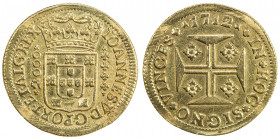 PORTUGAL: João V, 1706-1750, AV 2000 reis, 1712, KM-183, mounts expertly removed, still quite attractive, EF.
Estimate: USD 275 - 375