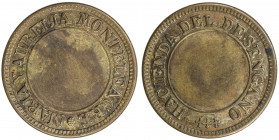 COSTA RICA: Republic, AE token (2.90g), ND (ca. 1855?), Rulau-SJS 81, 20mm bronze non-denominated token of Maria y Aurelia Monteleagre for Haceinda de...