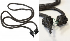 INDONESIA: SUMBA & SUMBAWA: loda copper chain (175g), Opitz p.205, ca. 175 cm, made from intricately concatenated copper wires, used on Sumba and Sumb...