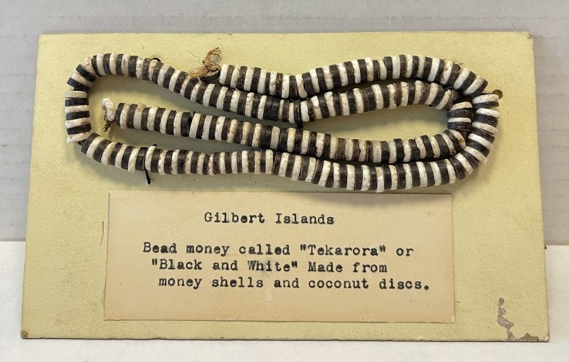 KIRIBATI (GILBERT ISLANDS): tekaroro money, Opitz p.343, long string of bead mon...