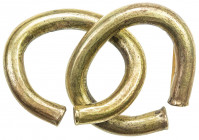 PANAMA: SAN BLAS ISLANDS:pair of solid gold rings from the San Blas Islands made by the Kuna people, VF, ex Charles Opitz Collection. 
Estimate: USD ...