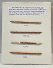 PAPUA NEW GUINEA: mis shell money, Opitz p.223, SET of 4 types of mis money (lolot, pabang, kuwas, sili-uro) from Lihir Island near New Ireland, each ...
