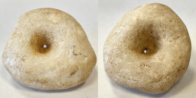 TOGO: quartz disk (199g), Opitz p.273, 67 x 54 x 27mm, ca. 17th-19th century, used as money by various Akan people along the west African coast, also ...