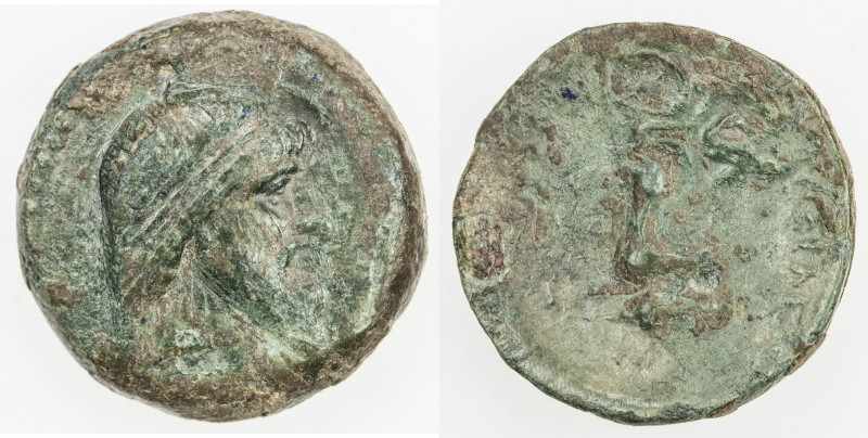 PARTHIAN KINGDOM: Mithradates I, c. 171-138 BC, AE tetrachalkous (8.00g), Ekbata...