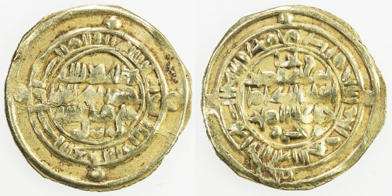 NAJJAHID: Jayyash, 1073, AV dinar (2.27g), Zabid, A-1074, blundered date, slight...