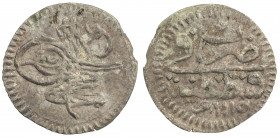 TURKEY: Ahmed III, 1703-1730, AR akçe (0.18g), AH1115, KM-135, NP-524, toned, initial letter VII, EF-AU.
Estimate: USD 110 - 150