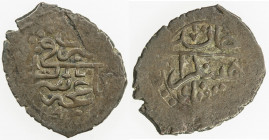 GIRAY KHANS: Shahin Giray, 1777-1783, BI kara-beshlyk (1.66g), Baghcha-Saray, AH1191 year 3, A-2116, Ret-65var, scarce subtype, with the dynastic tamg...