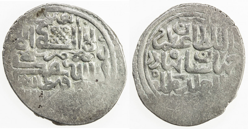 QARA QOYUNLU: Jahanshah, 1438-1467, AR light tanka (3.83g), Wastan, ND, A-2493W,...