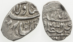 SAFAVID: 'Abbas I, 1588-1629, AR bisti (0.79g), uncertain mint, AH1030, A-B2637, possibly a somewhat stylized mint name for Tabriz, but more likely an...