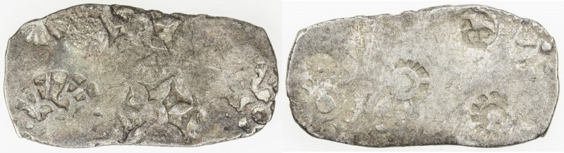 KASHI: Punchmarked series, ca. 525-465 BC, AR vimshatika (4.61g), Ra-803, unusua...