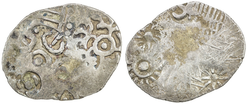 KASHI: Punchmarked series, ca. 525-465 BC, AR vimshatika (4.53g), Ra-901, "comb"...