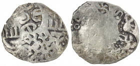 KASHI: Punchmarked series, ca. 525-465 BC, AR vimshatika (4.57g), Ra-897-902var, "comb" symbol twice on the obverse, each with what resembles a fish b...