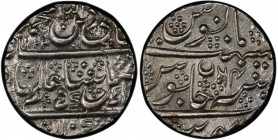 MYSORE: Krishna Raja Wodeyar, 1799-1868, AR rupee, AH1223 year 64, Cr-207, a lovely mint state example! PCGS graded MS63.
Estimate: USD 100 - 150