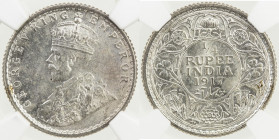 BRITISH INDIA: George V, 1910-1936, AR ¼ rupee, 1917(c), KM-518, a lovely example! PCGS graded MS64.
Estimate: USD 75 - 100
