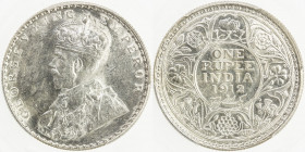 BRITISH INDIA: George V, 1910-1936, AR rupee, 1912(b), KM-524, S&W-8.19, Prid-218, a superb example! PCGS graded MS64.
Estimate: USD 75 - 100
