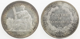 FRENCH INDOCHINA: AR piastre, 1926-A, KM-5a.1, Paris mint, light surface hairlines, Almost Unc to Unc.
Estimate: USD 75 - 100
