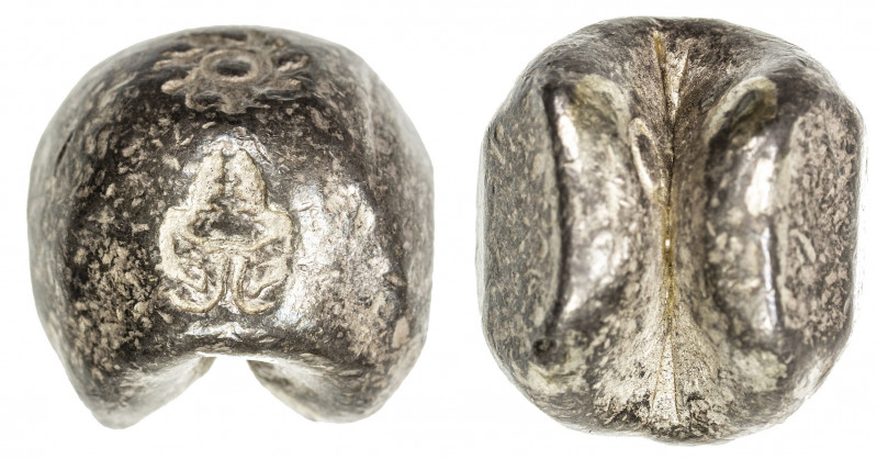 THAILAND: Rama IV, 1851-1868, AR 2 baht (30.51g), Cr-138, "bullet money" (pot du...