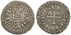 FRANCE: Philippe V, 1316-1322, AR gros tournois (3.12g), ND (1318-22), Rob-2471, Duplessy-238, well struck, small flan, VF.
Estimate: USD 100 - 140