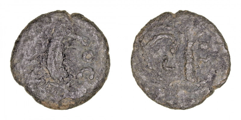 Monedas Antiguas
Judea
Marco Ambibolus
Prutah. AE. (9-12 d.C.). Prefectos y P...