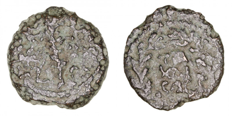 Monedas Antiguas
Judea
Valerio Grato
Prutah. AE. (15-26 d.C.). Prefectos y Pr...