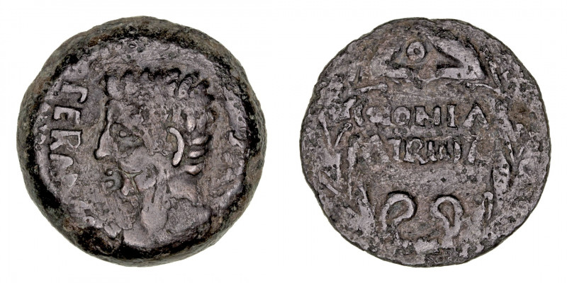 Monedas de la Hispania Antigua
Corduba - Colonia Patricia, Córdoba
As. AE. A/C...