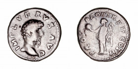 Imperio Romano
Lucio Vero
Denario. AR. (161-169). R/PROV. DEOR. TR.P. COS. II. 2.84g. RIC.463. Tonalidad. (MBC-).