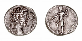 Imperio Romano
Septimio Severo
Denario. AR. (193-211). R/(MARTI PACIFERO). 3.26g. RIC.113. De módulo pequeño. (BC+).