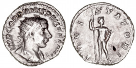 Imperio Romano
Gordiano III
Antoniniano. AR. (238-244). R/IOVI STATORI. 4.06g. RIC.84. MBC+/MBC.