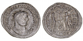 Imperio Romano
Maximiano
Antoniniano. AE. (286-310). En el campo letra A y en exergo XXI·. 3.86g. RIC.-. MBC-.