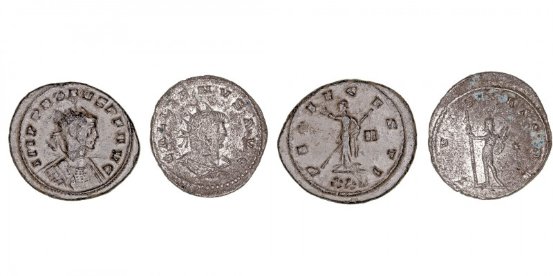 Imperio Romano
Lotes de Conjunto
Antoniniano. VE. Lote de 2 monedas. Galieno y...