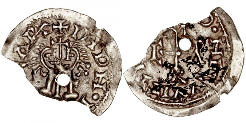 Monedas Visigodas
Egica & Witiza
Tremis. AV. Emerita. (698-702). A/Bustos enfr...