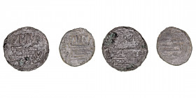 Monedas Árabes
Califato de Córdoba
Felús. AE. Lote de 2 monedas. (BC-).