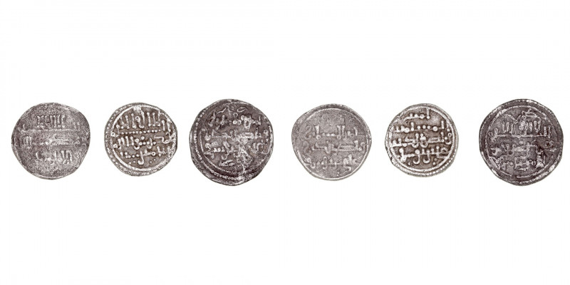 Monedas Árabes
Imperio Almorávide
Quirate. AR. Lote de 3 monedas. MBC- a BC-....
