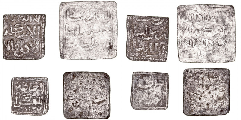 Monedas Árabes
Imperio Almohade
Lote de 4 monedas. 1/4 Dírhem, 1/2 Dírhem (2) ...