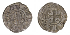 Monedas Medievales
Corona Castellano Leonesa
Alfonso I de Aragón
Dinero. VE. Toledo. 0.80g. AB.23. (MBC-).