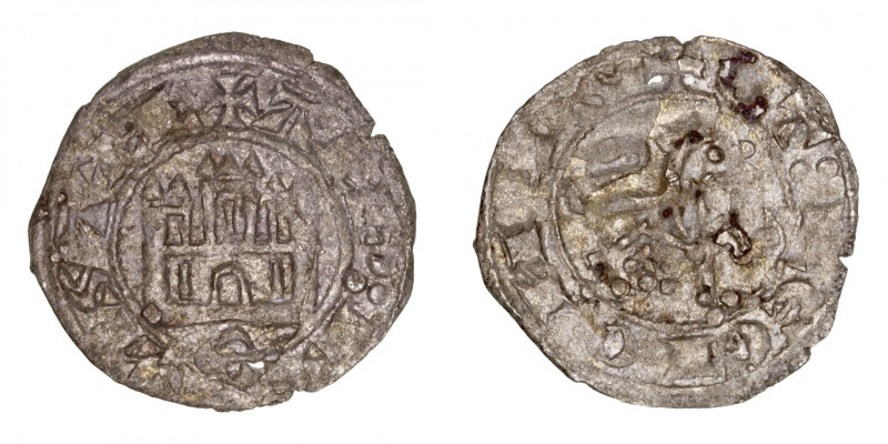 Monedas Medievales
Corona Castellano Leonesa
Alfonso X
Maravedí Prieto. VE. M...