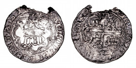 Monedas Medievales
Corona Castellano Leonesa
Enrique IV
Real. AR. Cuenca. Con (C) y cuenco en los extremos del eje. 3.07g. AB.710,3. Falta en orla....