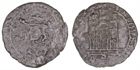 Monedas Medievales
Corona Castellano Leonesa
Enrique IV
Cuartillo. VE. Sevilla. Con roseta delante del busto y S bajo el castillo. 1.84g. AB.786.2....
