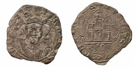 Monedas Medievales
Corona Castellano Leonesa
Enrique IV
Cuartillo. VE. Villalón. Con V bajo el castillo. 1.74g. AB.759,3. Cospel algo irregular (ma...