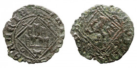 Monedas Medievales
Corona Castellano Leonesa
Enrique IV
Blanca de rombo. VE. Toledo. Con T bajo el castillo y roeles en los losange de anv. y rev. ...